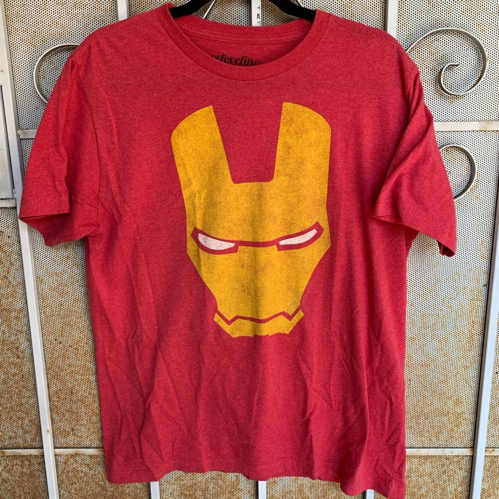 Iron Man Mask Marvel T-Shirt